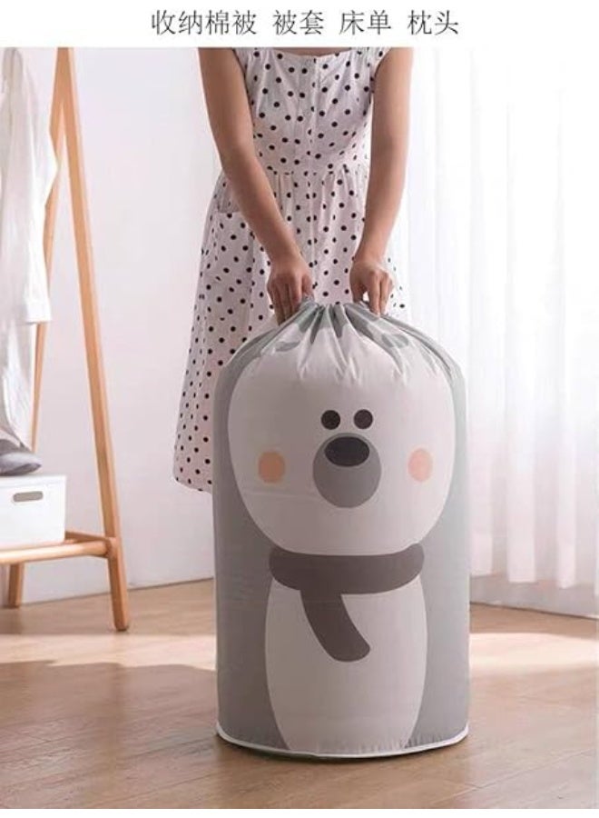 Blanket and bedsheet storage bag, 70 cm width × 85 cm length, diameter 45 cm, made of waterproof ELC material. - Image 3